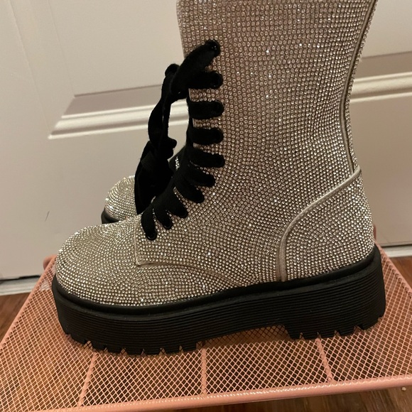 Sugar Thrillz Diamond Duchess Bling Boots - Picture 5 of 10